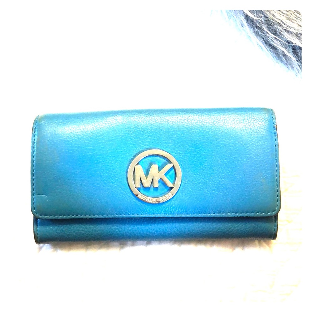 Large Blue Michael Kors Wallet
